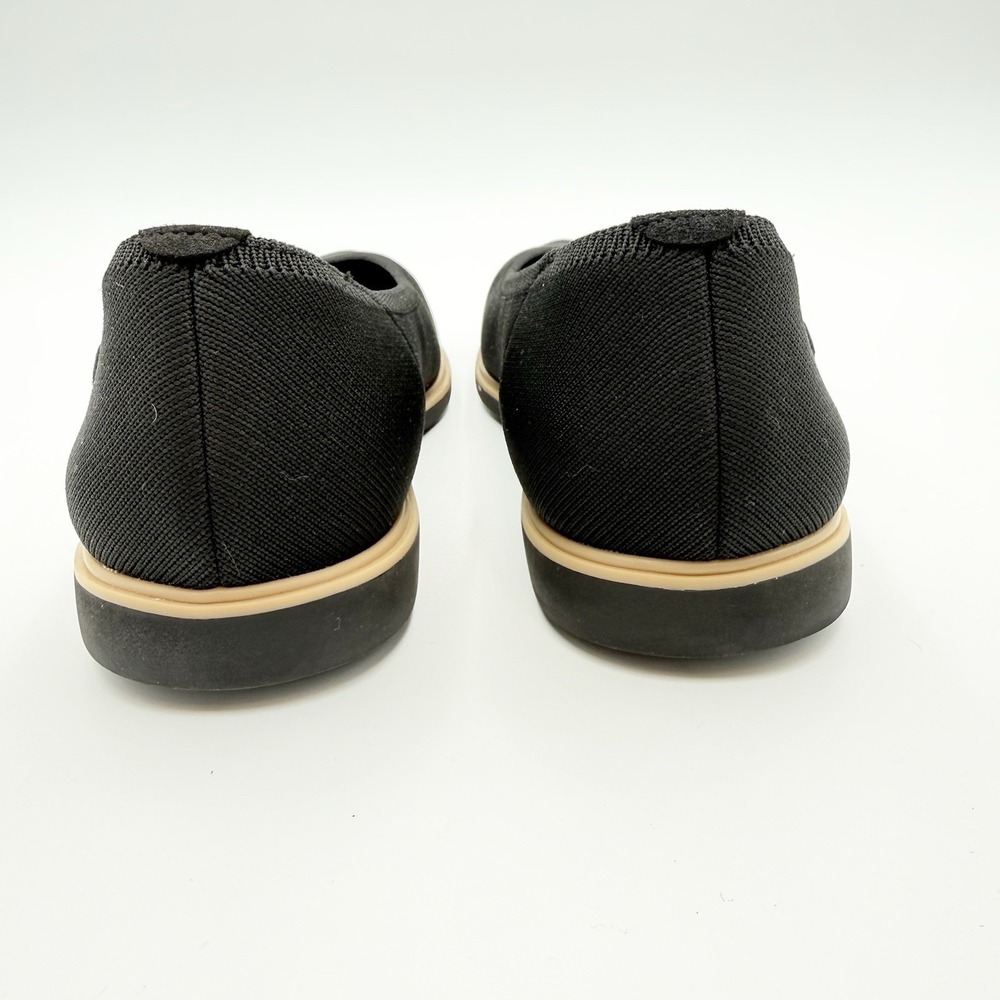 VIVAIA Veronica Pointed-Toe All-Day Standing Flats Sz 37.5 Veronica Black Beige - Picture 2 of 7